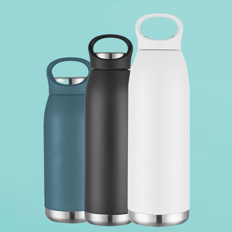 Wholesale Stainless Steel Water Bottle with Straw Creative Waist Shape Sports Cup 530ml Climbing Hiking – Stainless Steel Water Bottle and Stainless Water Bottle price