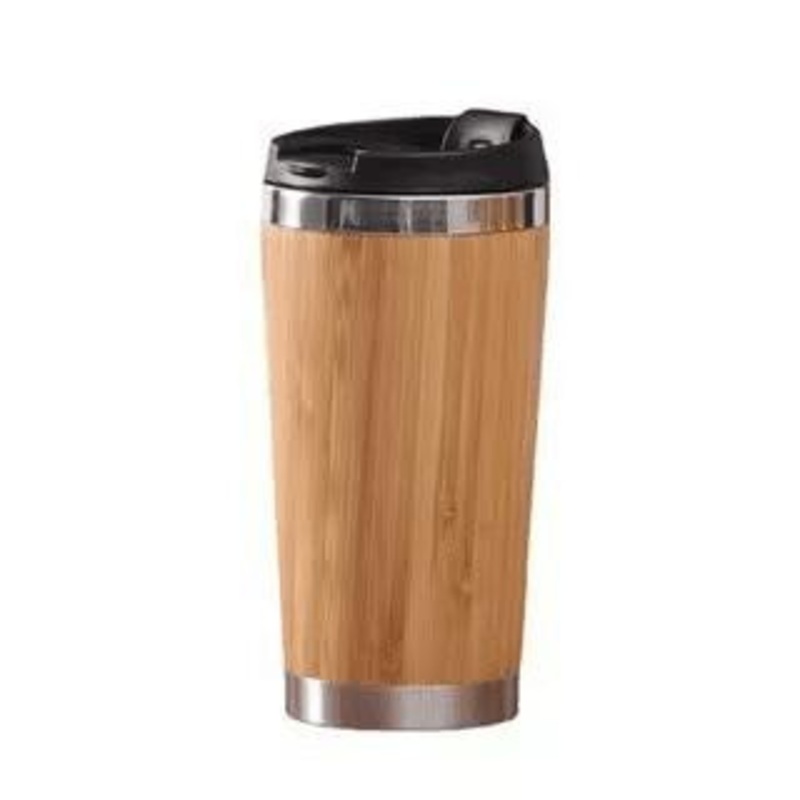 Wood Travel Insulated Coffee Cup 304 Stainless Steel Bamboo Mug with Lid Cool Coffee Mug – Double-Paned Glass Mug and Travel Mug price