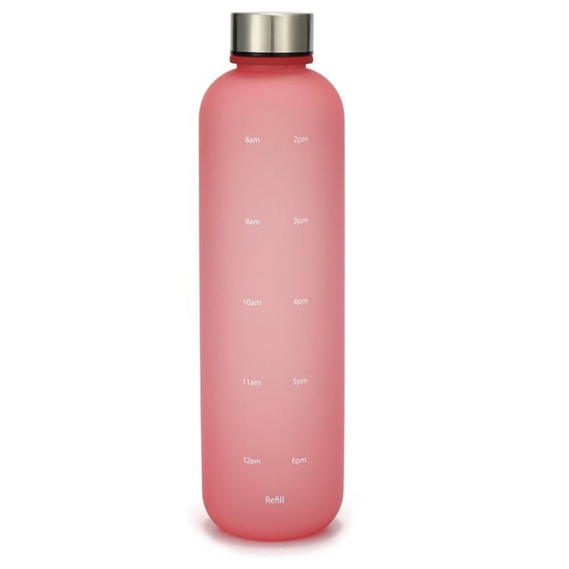32oz Motivational Gradient BPA Free Gym Fitness Sports Leakproof Wide Mouth Tritan Plastic Water Bottle with Time Marker – Bottle Water and Hot Water Bottle price
