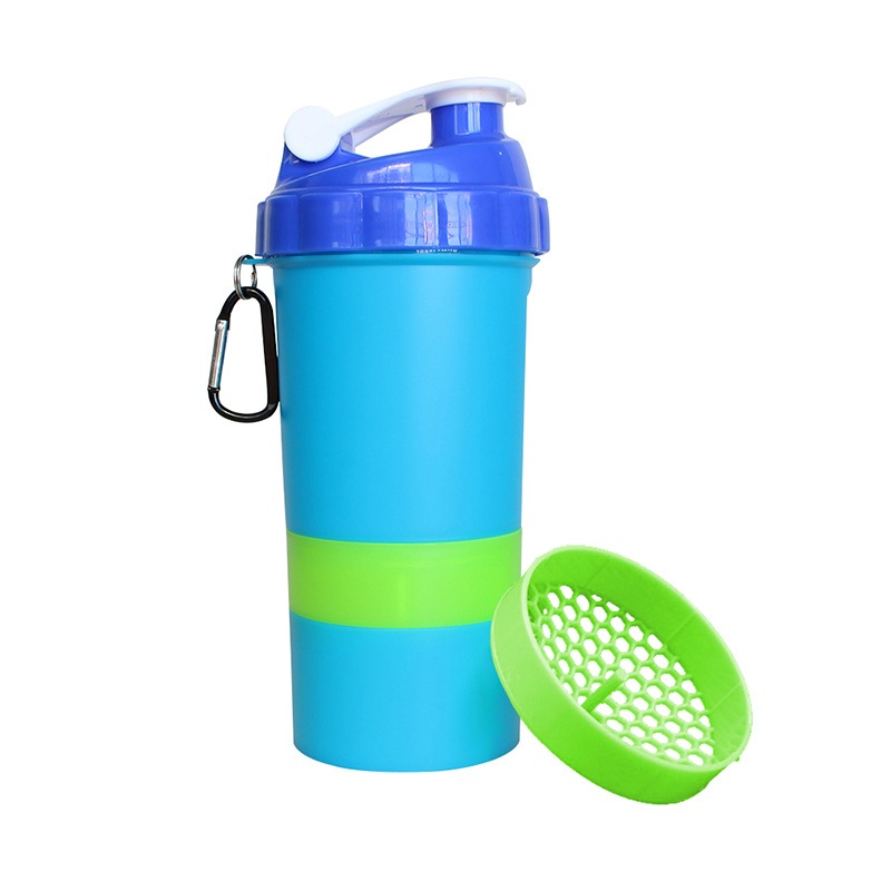 400ml Shaker bottle drinking bottle plastic water bottle With sieve – sports bottle and sports water bottle price