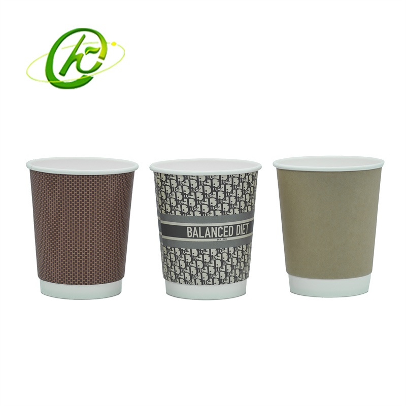 6oz 8oz 12oz Custom Printing Disposable Insulated Ripple Wall Paper Coffee Cups for Hot Drinking – Disposable Cup and Paper Cups and Lids price