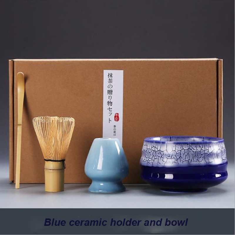 Bamboo Ceremonial Grade Matcha Tea Set Kit Matcha Whisk Holder Spoon Bowl Cup – Bamboo Whisk Set and Tea Brush Green Tea price