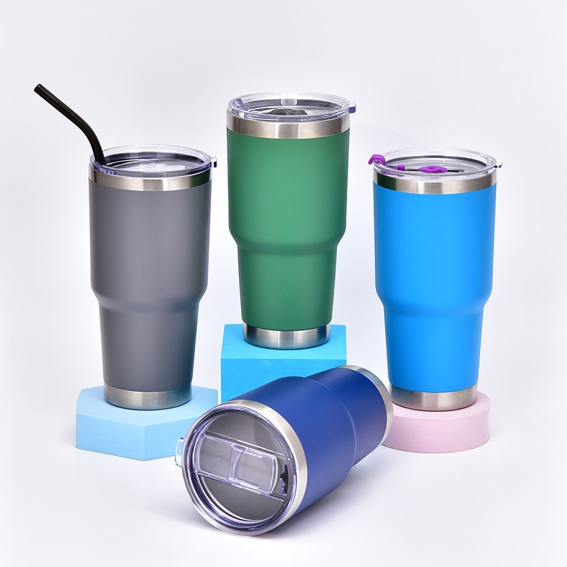 BPA Free 30oz 900ml Hot and Cold Coffee Tumbler Stainless Steel Thermos Cup Travel Mugs Drinkware with Straw and Lid – Travel Mugs and Stainless Steel Thermos Cup price