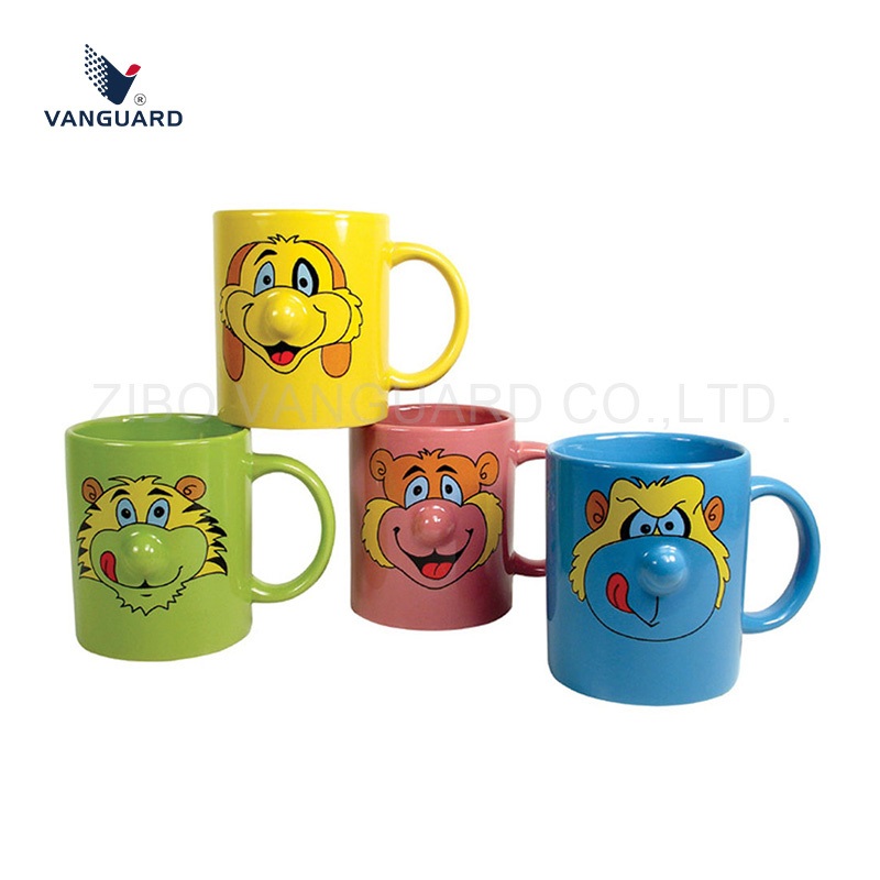 Colored Nose Mug 2-Tone Color Coffee Mug Custom Design Ceramic Coffee Mug – Ceramic Coffee Mug and Ceramic Mug price