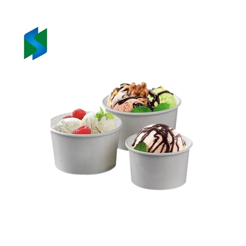 Josun Plastic-Free Paper Cup Biodegradable Ice-Cream PE Paper Cup with Printing – Paper Cup and Gelato Cup price