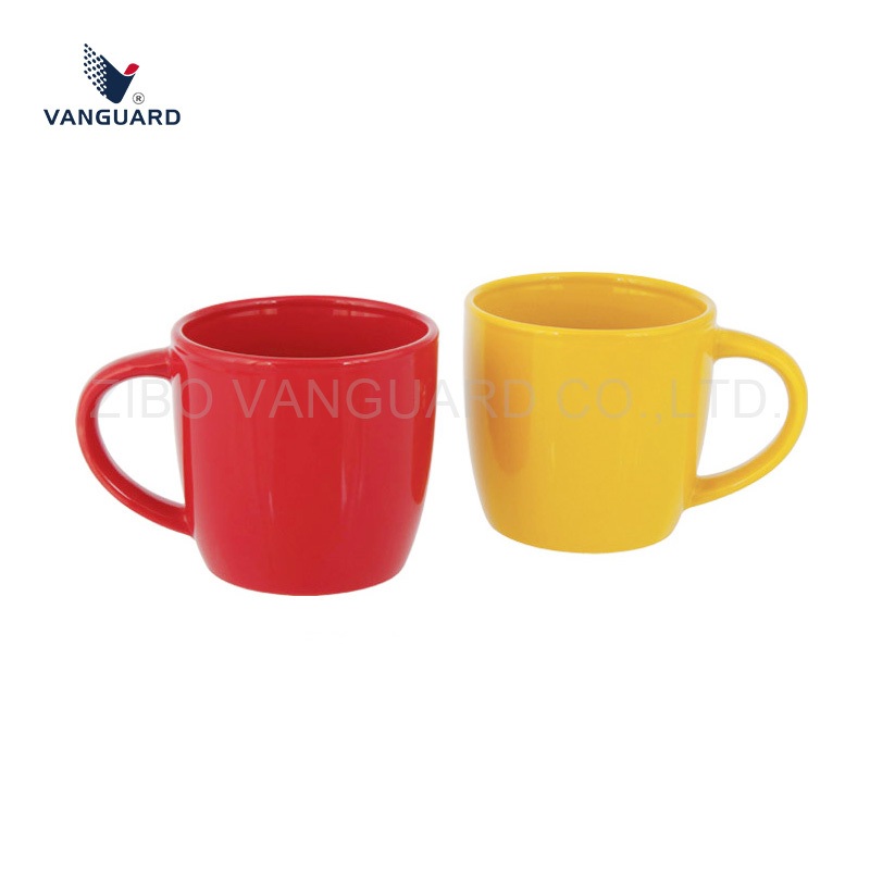 Modern Simple Design Ceramic Tea Mug Dishwasher Safe Yellow Porcelain Milk Mug – Porcelain Tea Mug and Porcelain Mug price