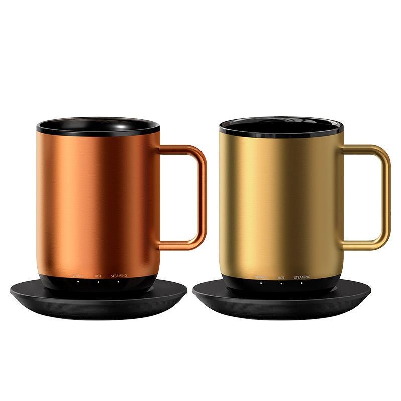 New Vacuum Insulation Temperature Control Smart Warmer Battery Life APP Controlled Self Heating Coffee Mug – Coffee Mug Warmer and Warming Coffee Mug price