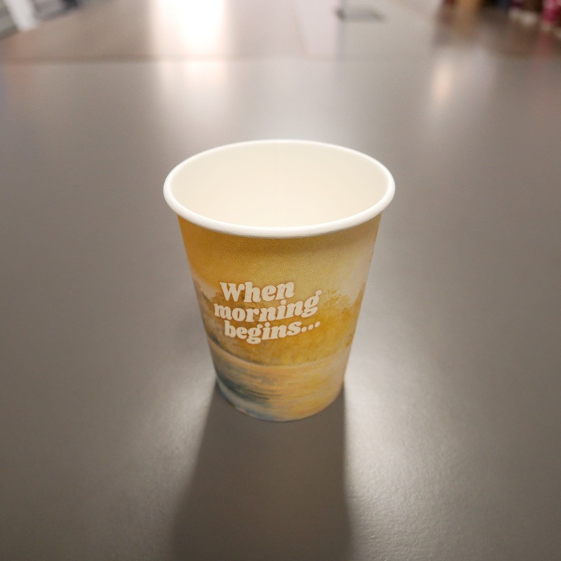 Offset Printing with Lid Coffee Customized Logo Paper Cup Single Wall – Printed Paper Cup and with Lid price