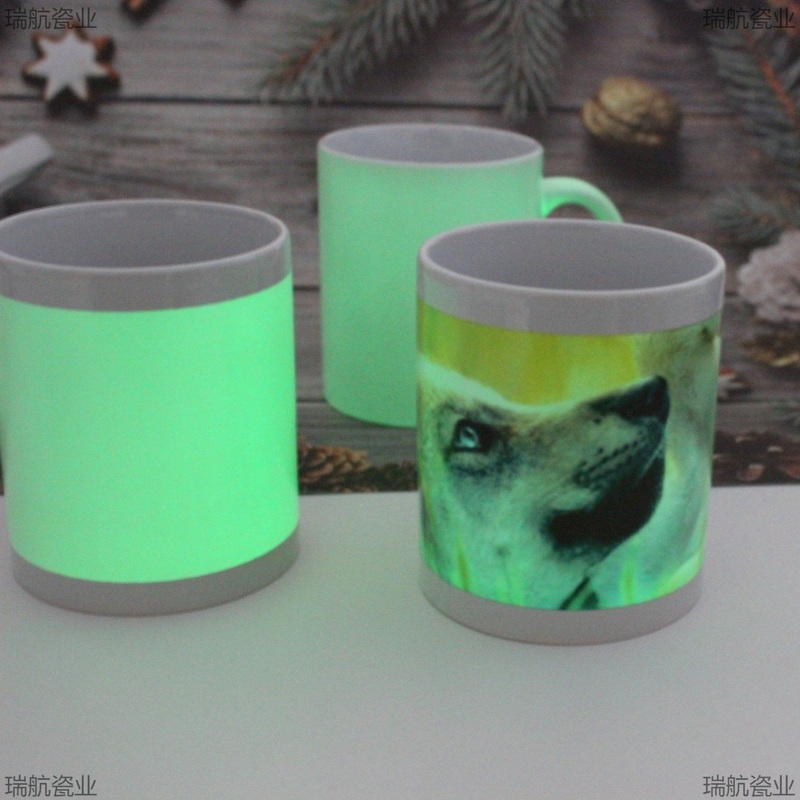 Partially Glow-in-The-Dark Sublimation Ceramic Mug, Coffee Mug, Custom Logo Eco-Friendly – Mug and Ceramic Mug price