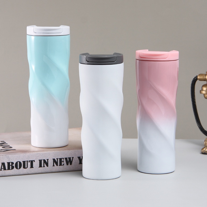 Stainless Steel Threaded Thermal Cup Creative Shaped Rotating Straight Cup – Amazon Cheapest Vacuum Swell Cola Water Bottle and Custom Logo Swell Thermal Water Bottle price