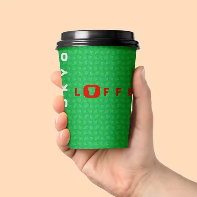 Sustainable Disposable Paper Coffee Cups with Secure Lids – Single Wall Paper Cups and Hot Coffee Cups price