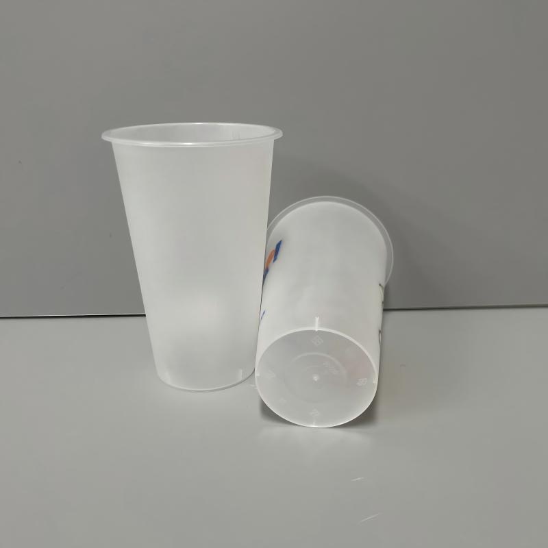 16 24 32 Oz Transparent PP Injection Disposable Smoothie Milktea Bubble Tea Plastic Cups with Lids – Transparent Plastic Cup and Bubble Tea Plastic Cup price