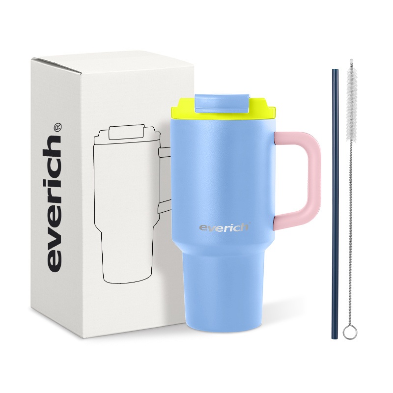 30oz Stainless Steel 304 18/8 Tumbler with Custom Color Handle Body Lid for Kids and Adults – Stainless Steel Tumbler and Sports Water Bottle price