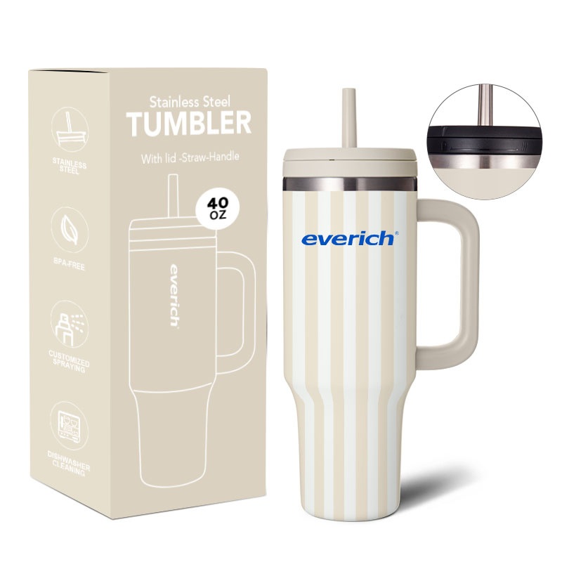 40oz Cup Holder Friendly Double Wall Stainless Steel Heat Insulated Tumbler with Leak Proof Starw Locking Design Lid – Stainless Steel Tumbler and 40oz Tumbler price