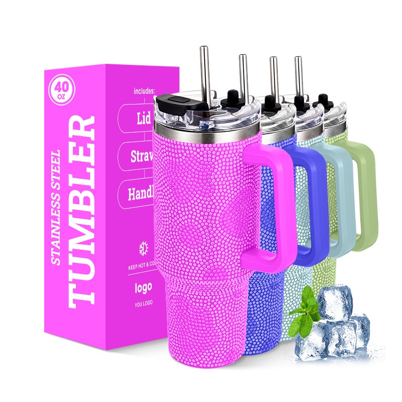 Brand New Large Capacity 18/8 Stainless Steel Water Tumbler Keep Cold and Warm 24h in Car – Insulated Tumbler and Tumbler with Handle price