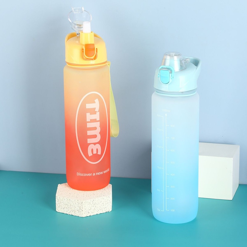 Custom Logo 32oz Sports Gym Water Bottle Travel Cup with Straw Motivational BPA-Free Plastic for Travel – Sports Cup and Travel Cup price