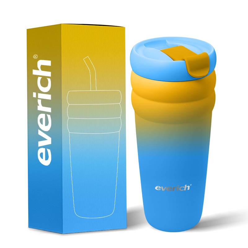 Everich Reusable Stainless Steel Bottle Double Wall Vacuum Mug Wide Opening Easy to Drink – Water Bottle and Insulated Water Bottle price