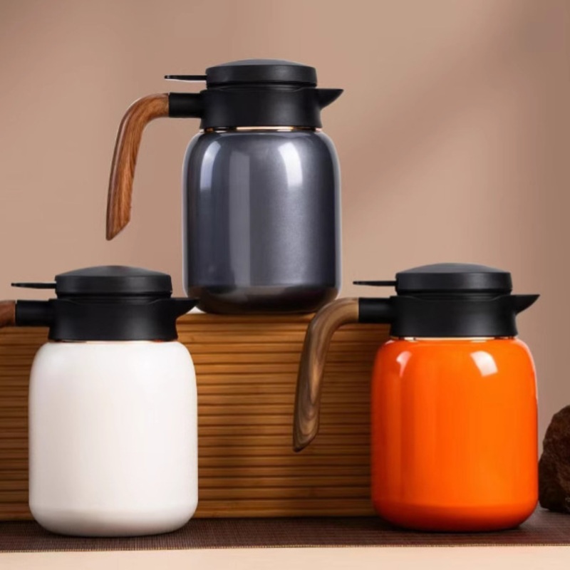 Intelligent Temperature Display Brewing Teapot with Large Capacity, Separated Tea and Water, Insulated Teapot, 316 Stainless Steel Coffee Pot, Custom Engraved C – 1000ml Large-Capacity Stainless Steel Thermos and Outdoor Sports Water Bottle price