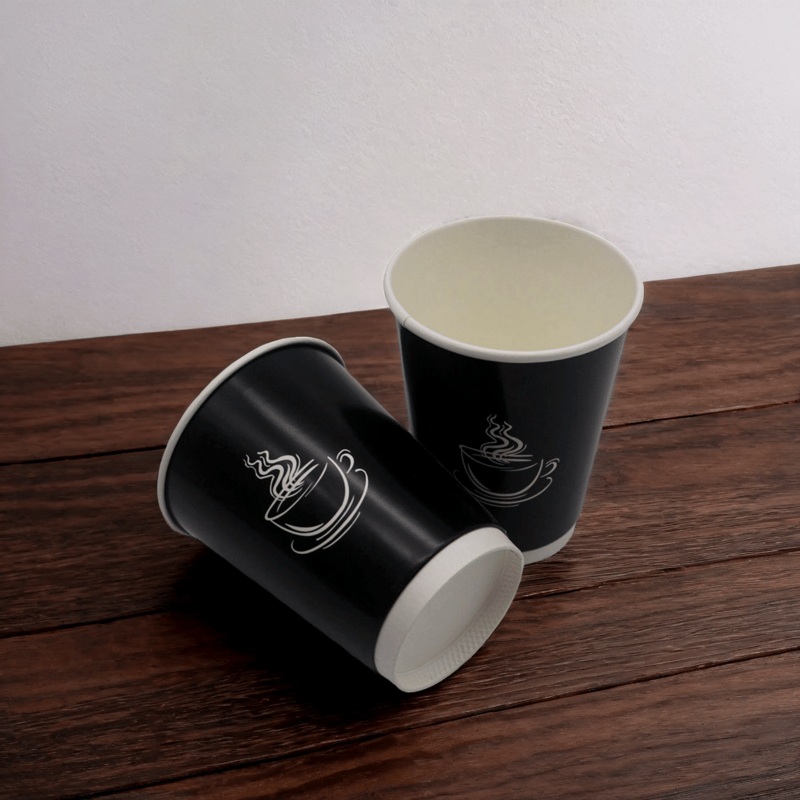 Lowest Price 12oz/16oz/20oz 500ml 550ml Disposable Printed Hot Coffee Paper Cup with Lid and Sleeve – Paper Cup and Disposable Paper Cup price