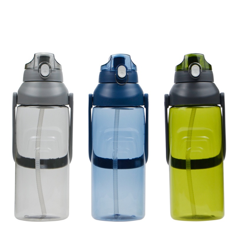 Motivational Workout Water Bottles Cup BPA Free 2000ml 32oz 64oz Half Gallon Large Capacity with Handle Straw for Hiking Sports Drinkware – Motivational Workout Water Bottles and Cup BPA Free price