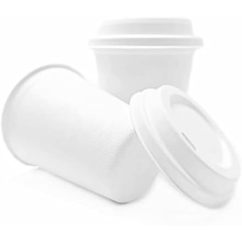 Non-Plastic Tableware Bagasse Sauce Sugarcane Fiber Large Capacity Cup with Lid – Food Container and 2oz Bagasse Cup price