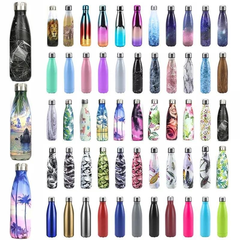 Vacuum Sport Copper Stainless Steel Thermal Cola Shape Drink Insulated Water Bottles – Double Wall Vacuum Insulation Bottles and Cola Water Bottle price