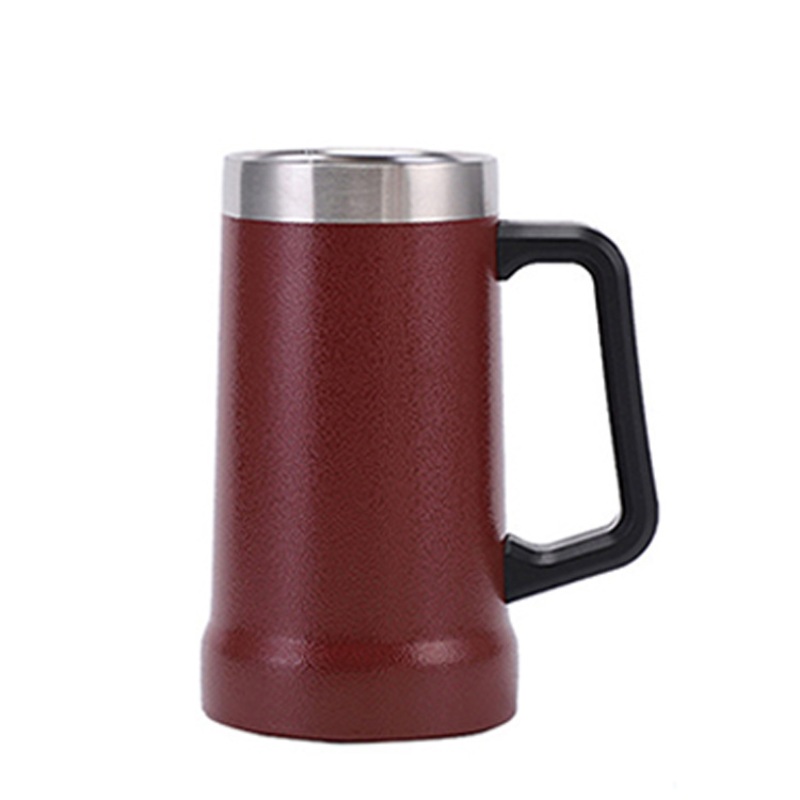 Wholesale Double Wall Vacuum Insulated Beer Tumbler Travel Coffee Mug with Handle – Insulated Water Tumbler and Vacuum Water Tumbler price