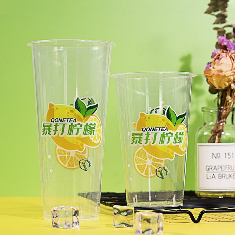 16oz 500ml Clear Disposable Plastic Cups PP Beverage Cold Drinking Plastic Cup – Smoothie Plastic Cup and Bubble Tea Cup price