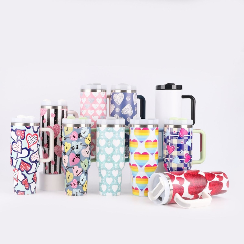 40oz Printed Handle 1200ml Thick Spray Insulated Mug – Vacuum Flask and Vacuum Cup price