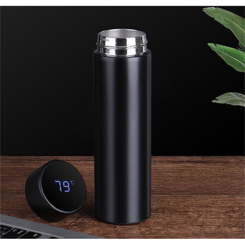 500ml Stainless Steel Insulated Vacuum Smart Water Drinking Bottle – Temperature Display and Smart LED Water Bottle price