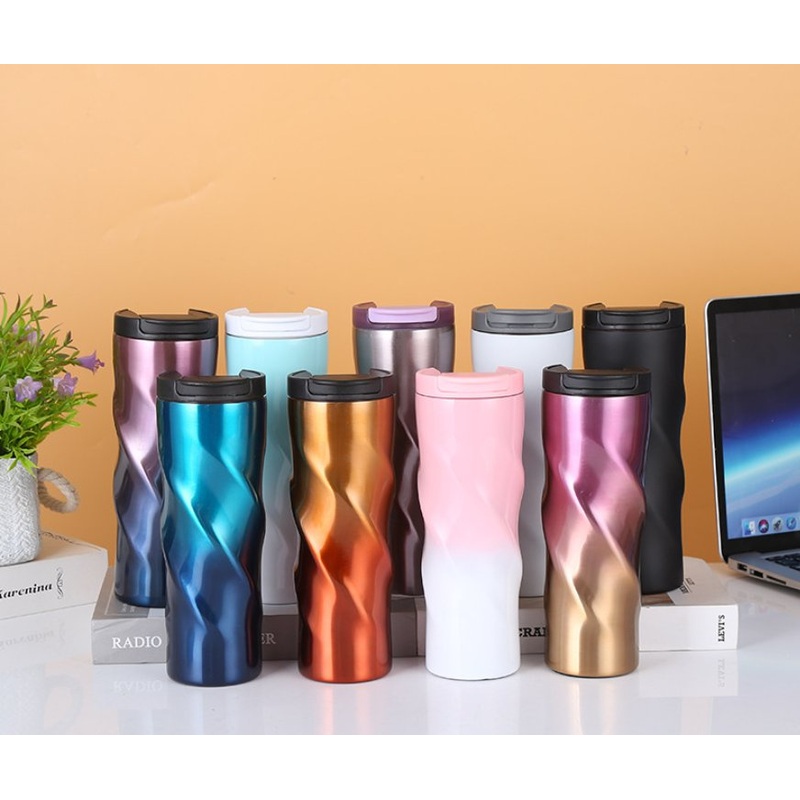 500ml Stainless Steel Vacuum Insulated Thermal Travel Coffee Mugs Cup with Lids – Mug and Coffee Tumbler price