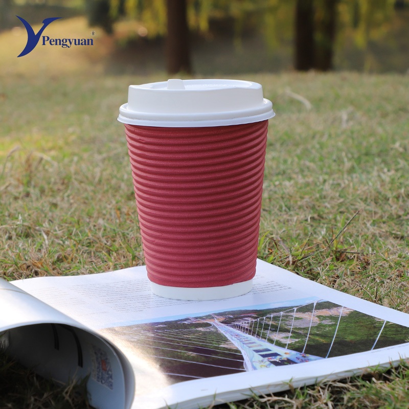8oz Disposable Ripple Wall Coffee Paper Cup – Ripple Paper Cup and Disposable Paper Cup price
