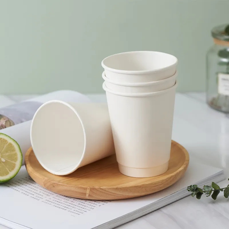 Bamboo Coffee Cup Biodegradable PLA Paper Coffee Cup – Double Wall Paper Glass and Disposable Cup price