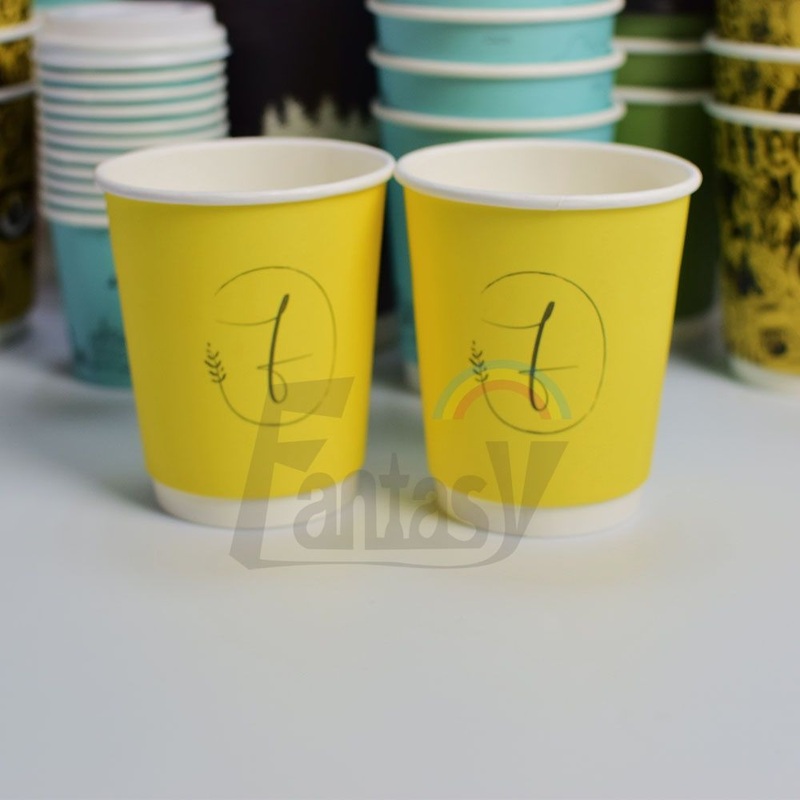 Bio-Degradable Custom Logo Coffee Milk Jelly Beer Cola Double Wall Paper Cup – Custom Paper Cup and Double Wall Paper Cup price