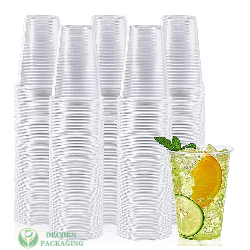 coffee Pet Transparent Take Away Juice Ice Coffee Cup Packaging Cute Plastic PP Cups with Logo Bubble Tea – PLA Bubble Tea Sealable Cups and Heat Seal Plastic Cup price