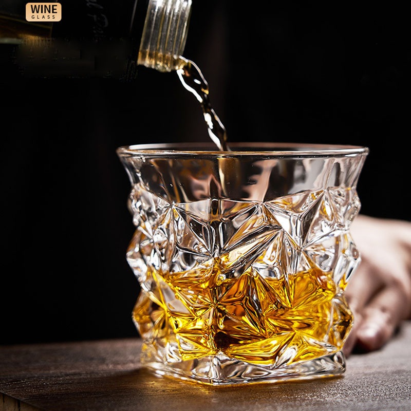 Creative Whisky Cup 300ml Crystal Glass Mug Beer Cup Water Cup – Glass Bottle and Water Cup price