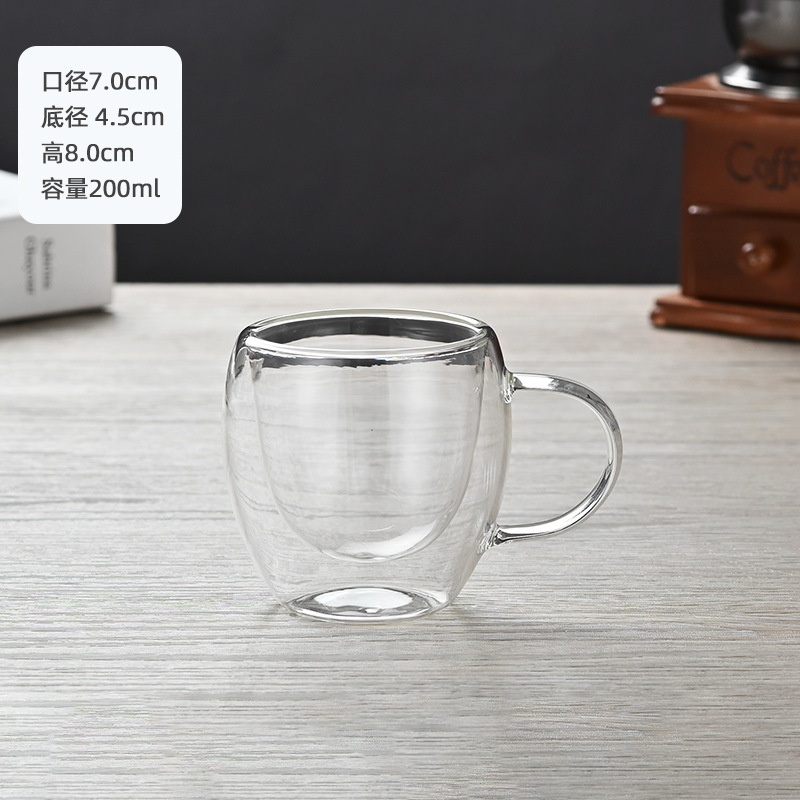 Customizable Eco-Friendly Double Wall Coffee Bottle Insulated Glass Tumbler Milk Cup with Handle and Wooden Lid – Double Wall Bottle and Water Bottle price