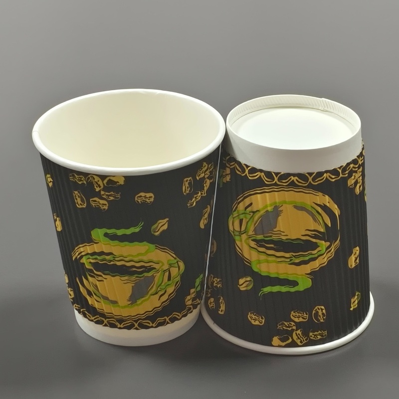 Disposable 8oz Double Wall Takeout Coffee Paper Cup with Lids – Disposable Paper Cup and Double Wall Paper Cup price