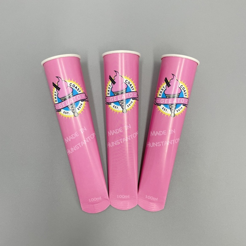 New Design Ice Cream Paper Calippo Tube Squeeze Cup Liquid Frozen Push up Tube for Drinking – Ice Cream Squeeze Cup and Squeeze Ice Cream Paper Cup Calippo Tube price