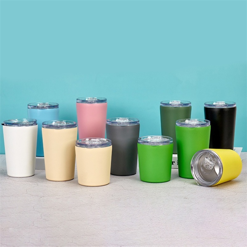 Outdoor Custom Logo Insulated Coffee Cup 8oz 12oz Reusable Stainless Steel Mini Coffee Mug for Travel – Mug and Tumbler price