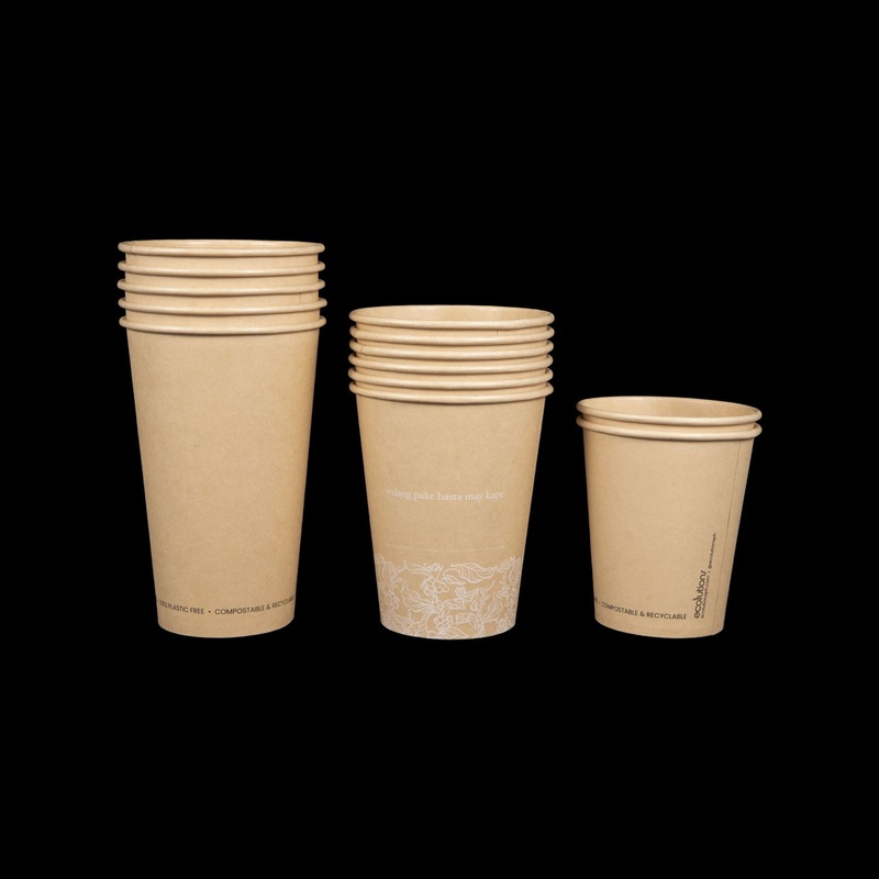 Plastic Free Aqueous Coating Popular Size 8oz 12oz 16oz Bamboo Pulp Paper Cups – Paper Cup and Kraft Paper Cup price