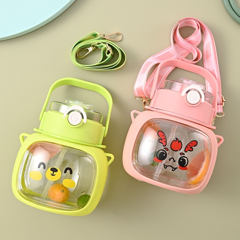 Strap Strap Straw Pot-Bellied Plastic Cup Bear – Plastic Bottle and Pet Bottle price