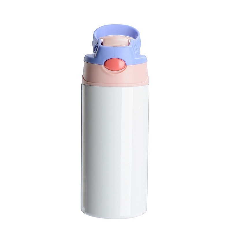 Wholesale Blank 12oz 350ml Children Insulated Sippy Stainless Steel Sublimation Kids Water Bottle with Filp Top – Kids Water Bottle and Kid Bottle price