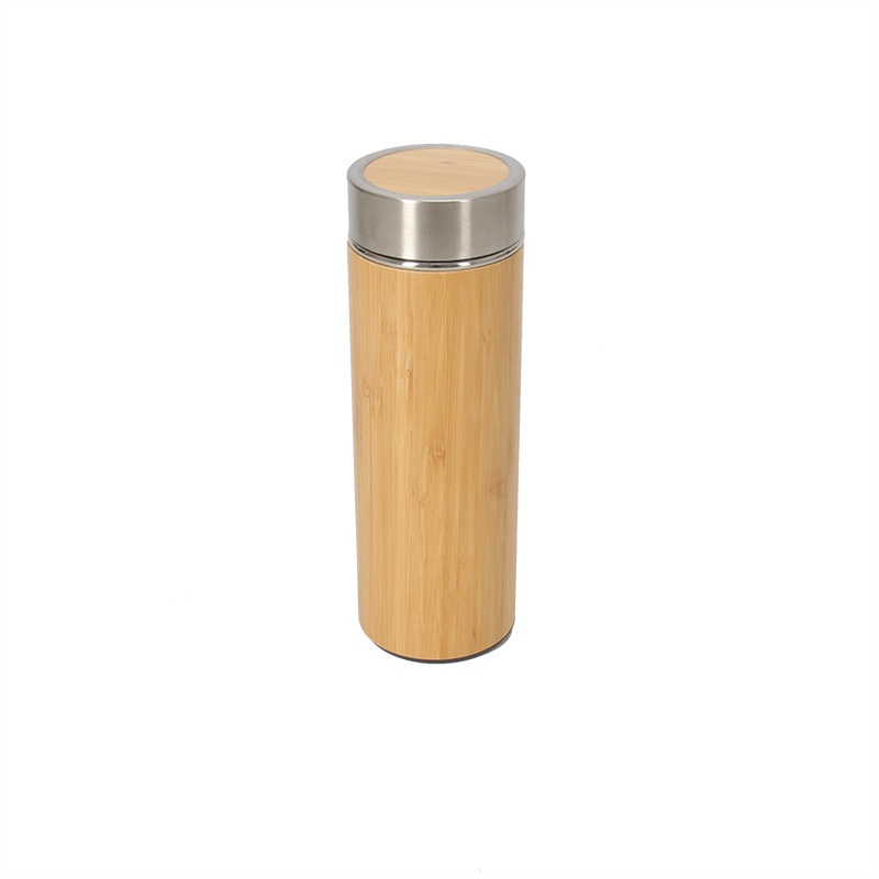 400ml Eco-Friendly Double Wall Bamboo Vacuum Flask Water Bottle – Vacuum Flask and Vacuum Flasks price