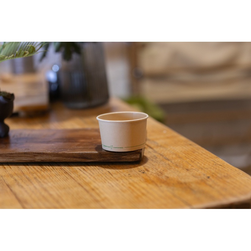 Anbao Single Wall Ice Cream Paper Cups Disposable PE PLA Pbs Water Based Coating Paper Bowls – Coffee Cup and Paper Coffee Cup price