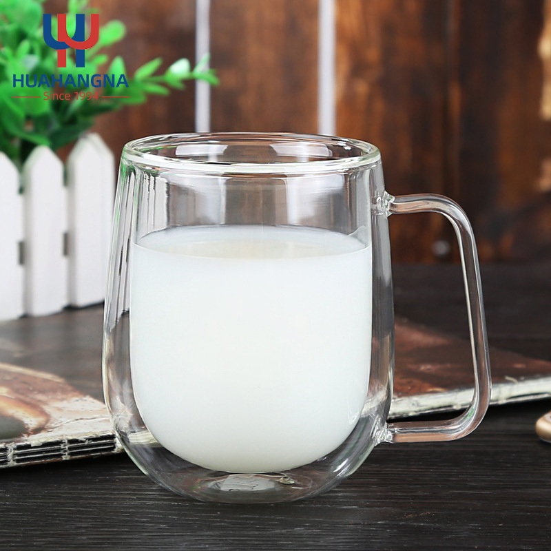 Borosilicate Water Bottle Custom Glass Water Cup Double Wall Glass Cup – Glassware and Glass Cups price