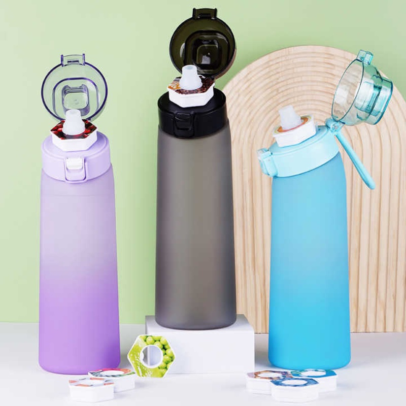 Custom Air Smaken CIR Tritan Plastic Flavoring Drink Kul Scent Smell Flavour up Water Bottle with Taste Flawour Flavor Fruit Pod – Sport Water Bottle and Drinking Bottle price