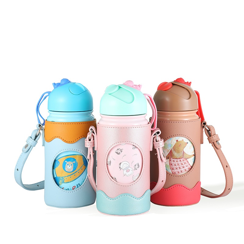 Everich Children Use Double Wall Stainless Steel Water Bottle with Bear Lid Leak Proof – Water Bottle and Children price