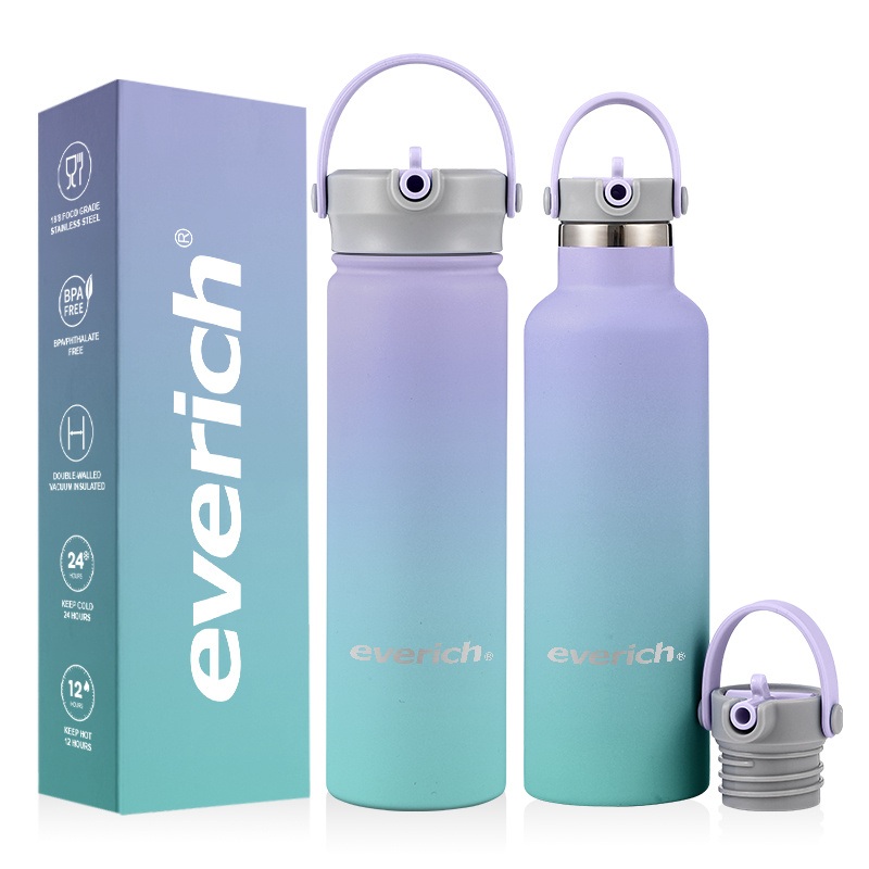 Hiking Easy-Grip Spill-Proof Lead-Free Reusable Double-Wall 18/8 Stainless Steel Insulated Water Bottles – Vacuum Flask and Stainless Steel Water Bottle price