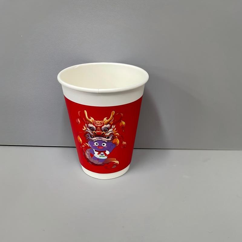 Hot Sale China Manufacture Double Wall Cups 8oz 10oz 16oz White Custom Logo Coffee Paper Cups with Lid – Custom Logo Coffee Paper Cups with Lid and Double Wall Paper Coffee Cup price